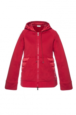 Sweatshirt with quilted inserts, zdjęcie 1 Sweatshirt with quilted inserts od Moncler